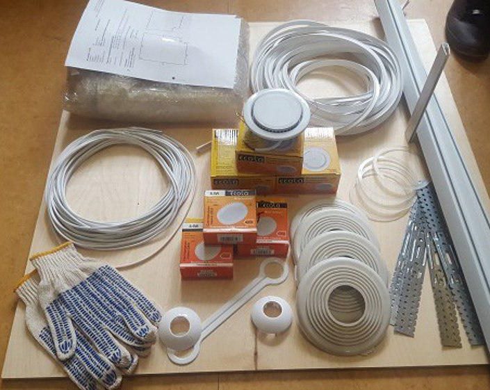 Конструктор комплектов натяжных потолков