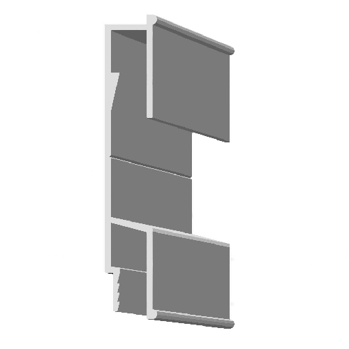 Профиль AL ПК4 для 3D потолков